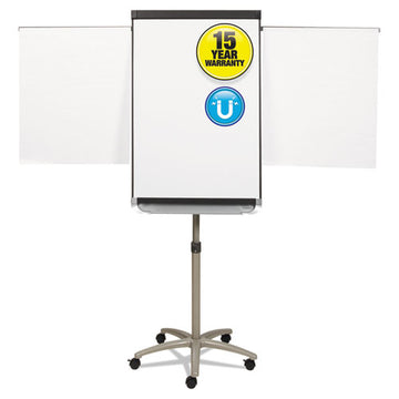 Quartet® Prestige 2 Mobile Presentation Easel,  3 Ft X 2 Ft, Silver-white freeshipping - TVN Wholesale